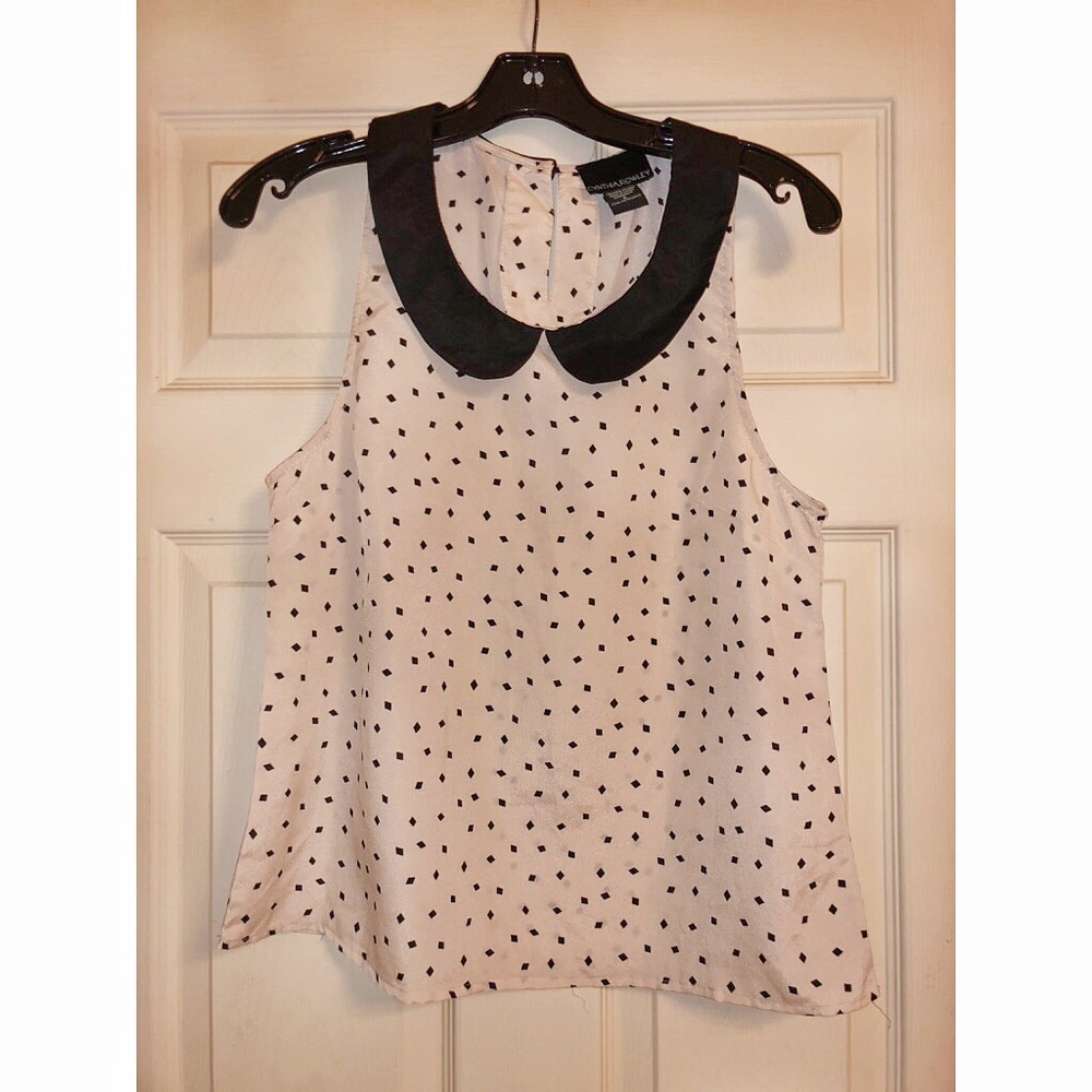 Cynthia Rowley | Sleeveless Polka Blouse